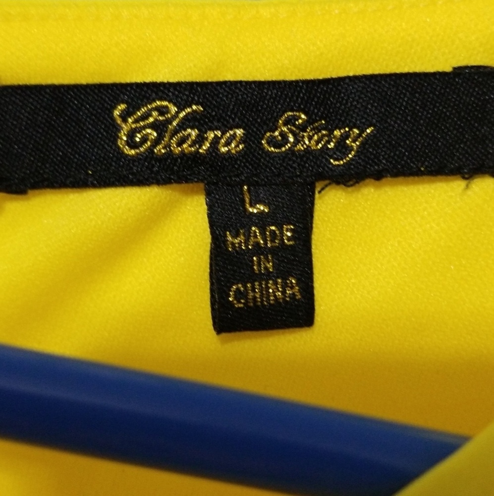 Yellow  Dress - Picture 3 of 3